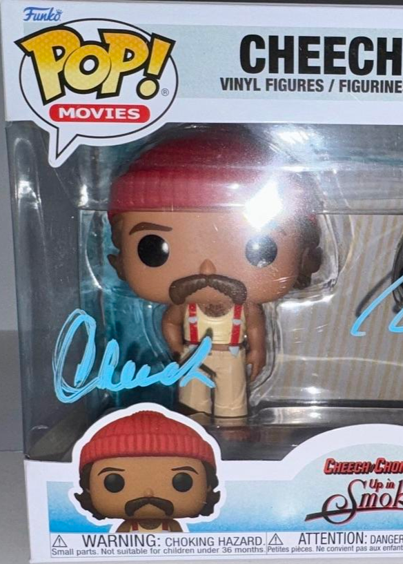 Cheech Marin & Tommy Chong Signed Funko Pop 2-Pack (Up In Smoke) - Beckett COA